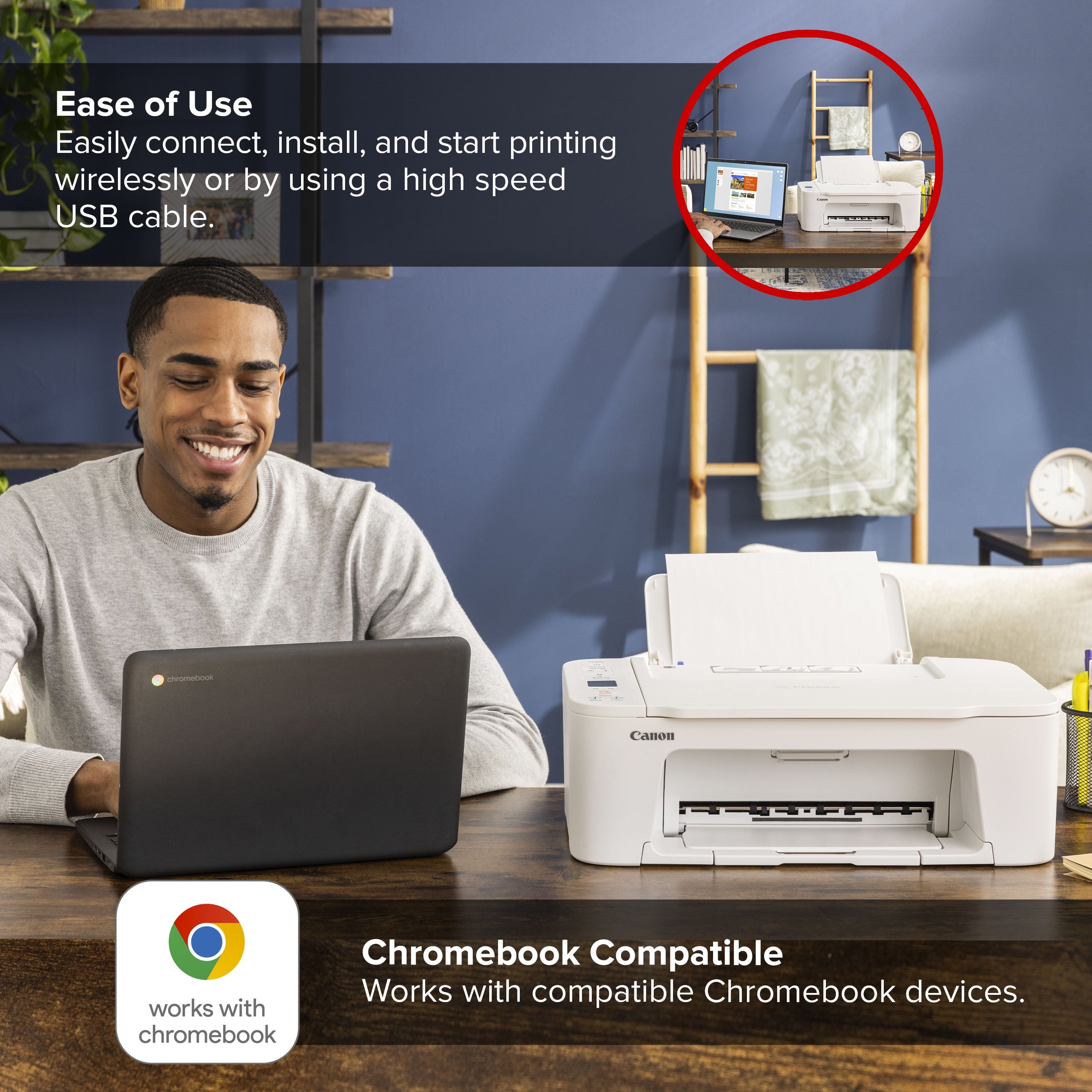 Canon PIXMA TS3720 Wireless All-in-One Printer