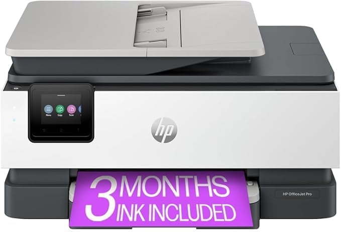Restored Premium HP OfficeJet Pro 8135e Wireless All-in-One Printer with Bonus 3 Months Instant Ink (Refurbished)